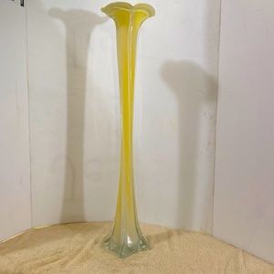 Blown glass vase